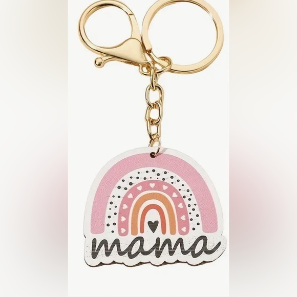Mama Rainbow Keychain - Picture 1 of 2